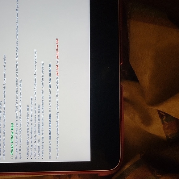 NWT: NBA Officially Licensed Miami Heat Pillow Pet Bed - Picture 10 of 10